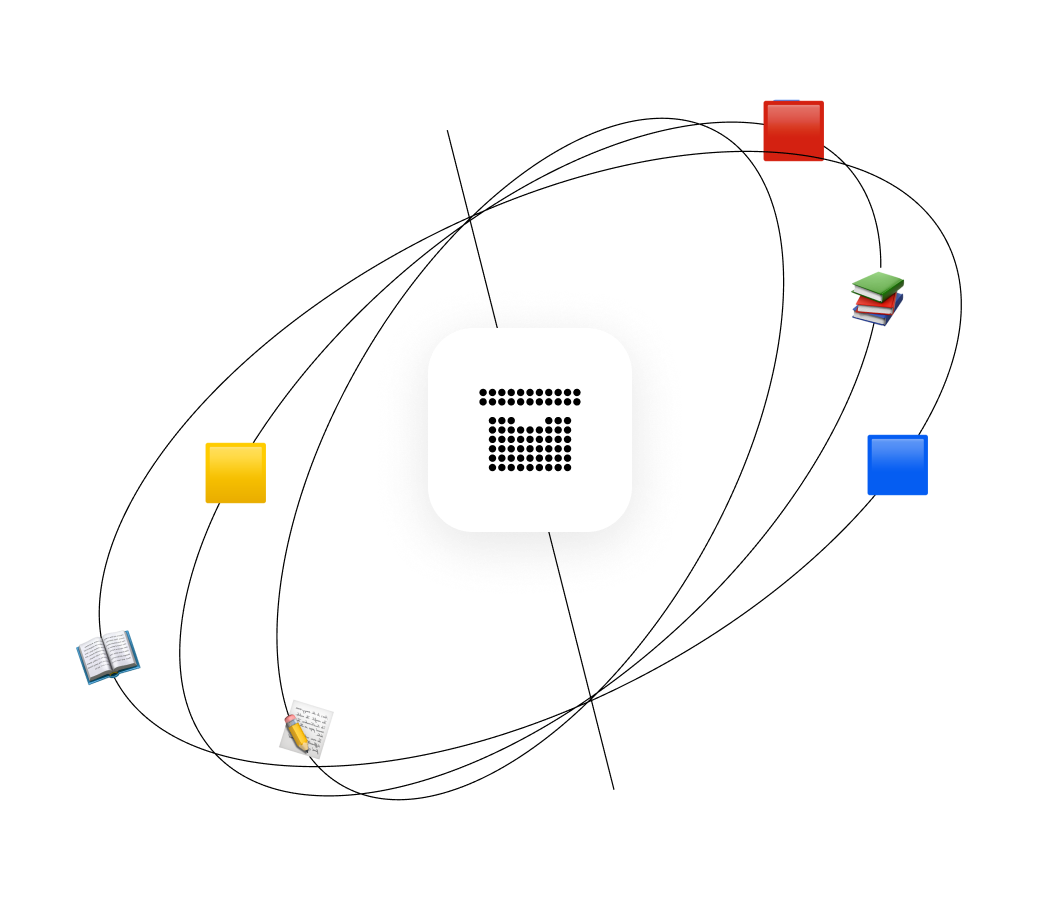 Zettelkasten device mockup
